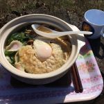 これが皆を山に誘惑する「鍋焼きうどん」でーす。