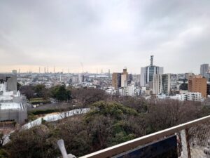 千葉城5階からの千葉港